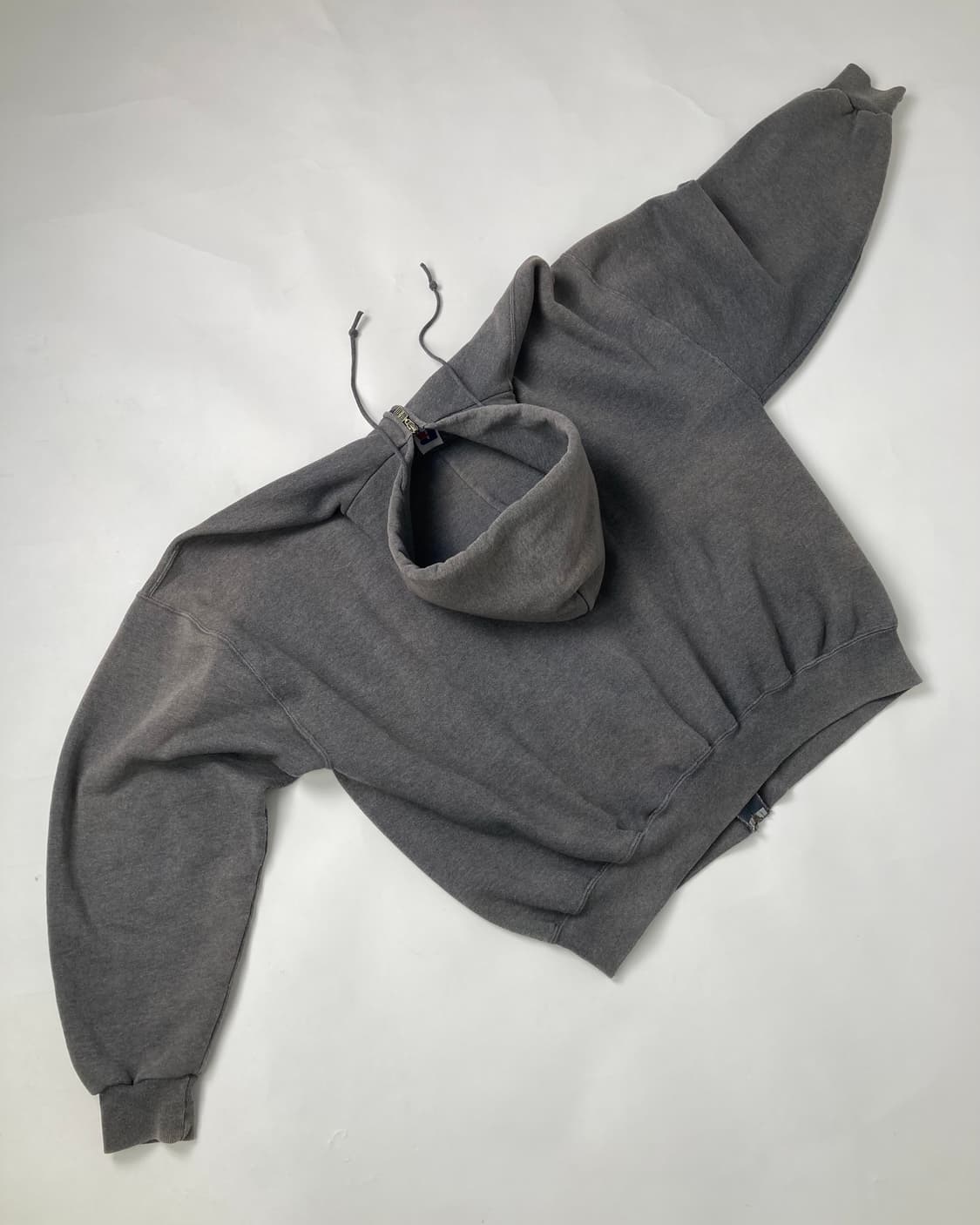 90s Russell Zip Up Hoodie (charcoal) 상품이미지2