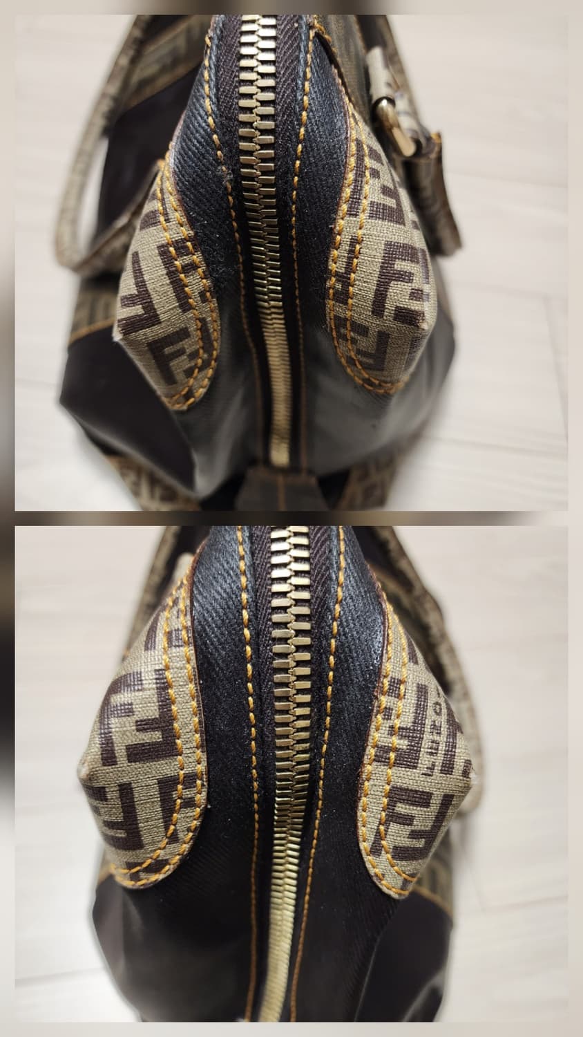 정품 펜디 쥬카 진브라운 토트백  상품이미지4