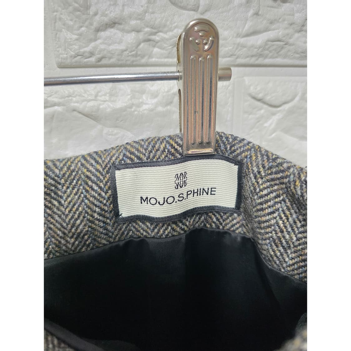 택포) 22s 모조에스핀 헤링본 스커트 29인치 상품이미지2