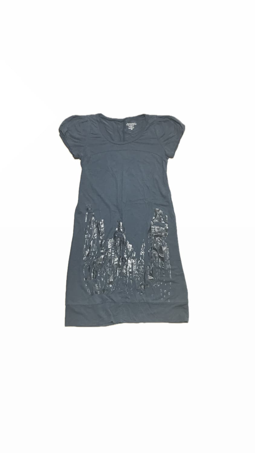 베이직 아이콘 도시 프린팅 원피스 상품이미지1