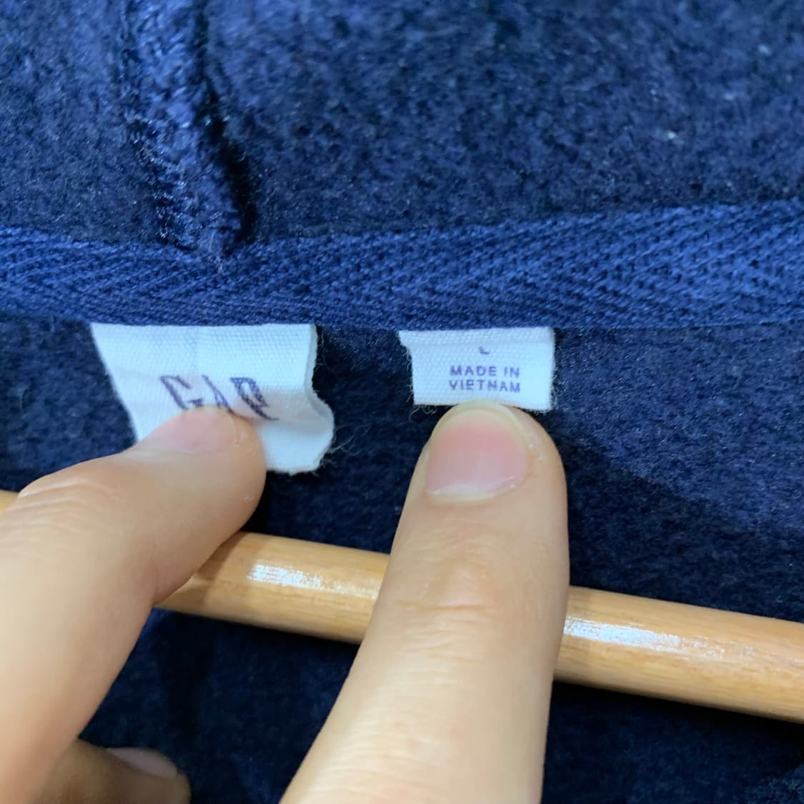 갭 네이비 후드티 상품이미지3