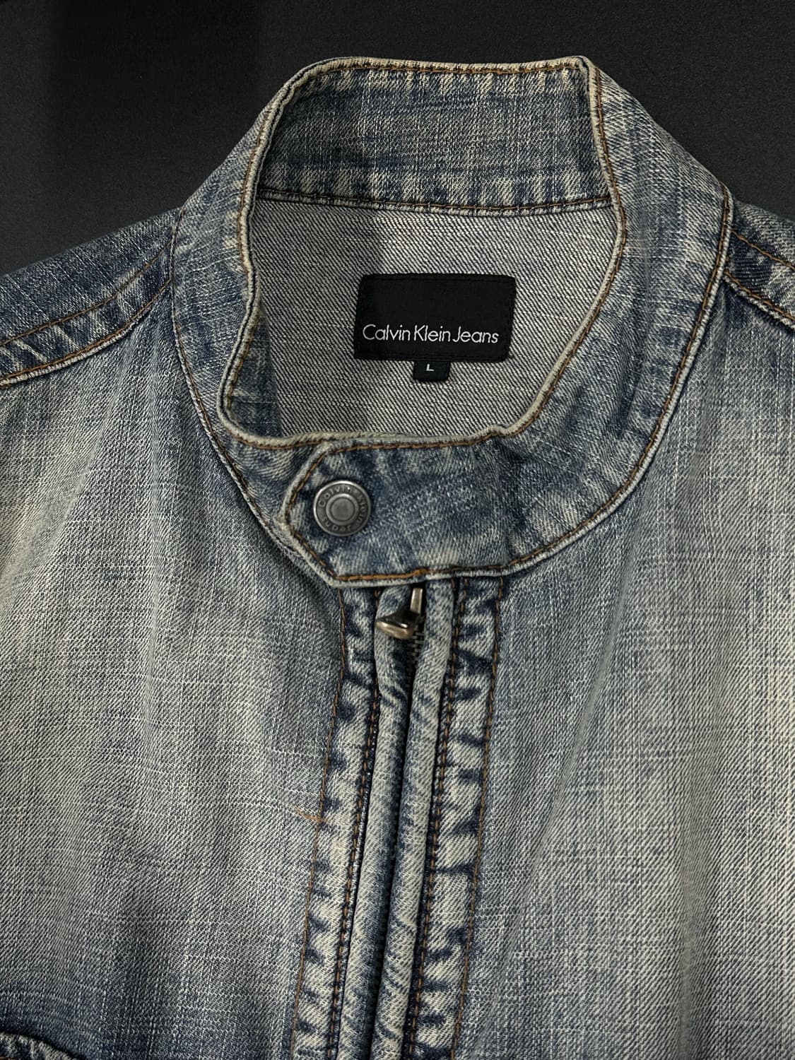 캘빈클라인 포켓 데님 트리커 자켓 상품이미지4