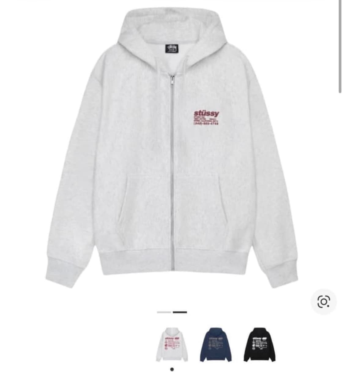 스투시 dna 후드집업 상품이미지2