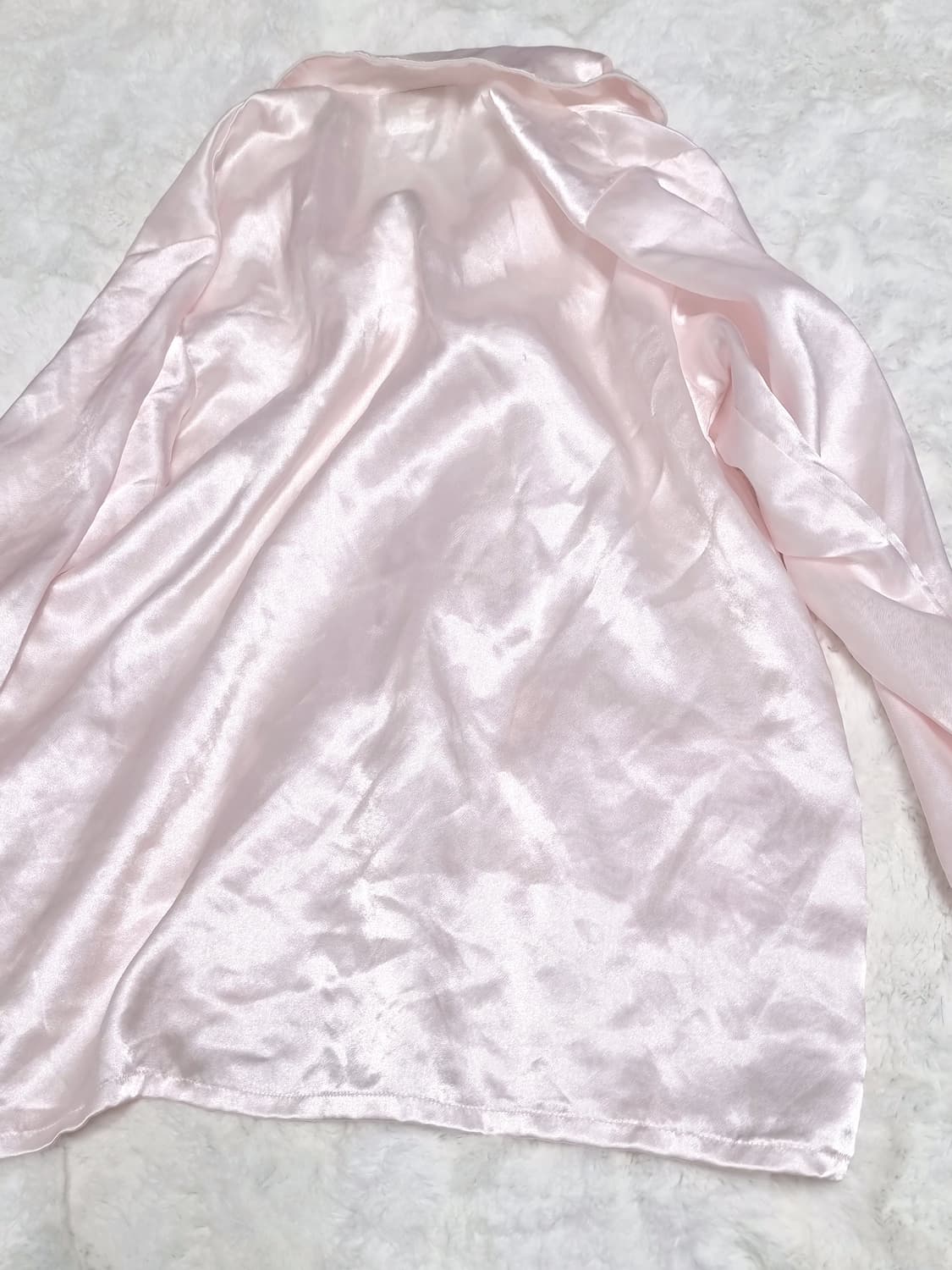 빅토리아 시크릿 핑크 새틴 잠옷 파자마 L 상품이미지7