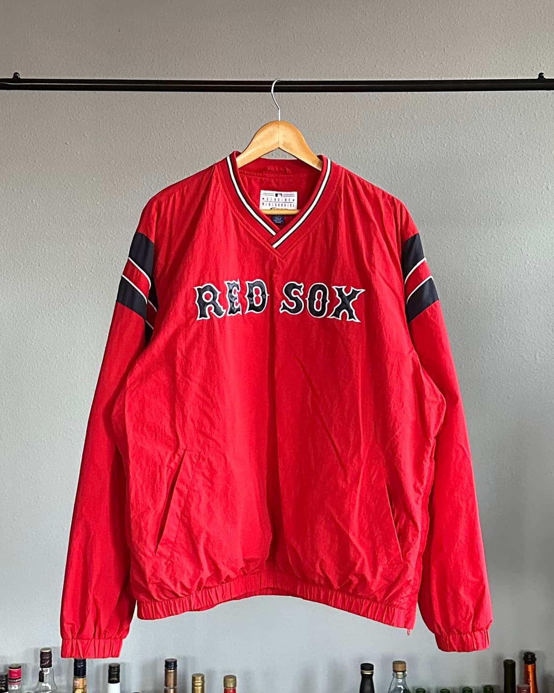 [XL]G-lll MLB 보스턴 레드삭스 웜업 바람막이 상품이미지1