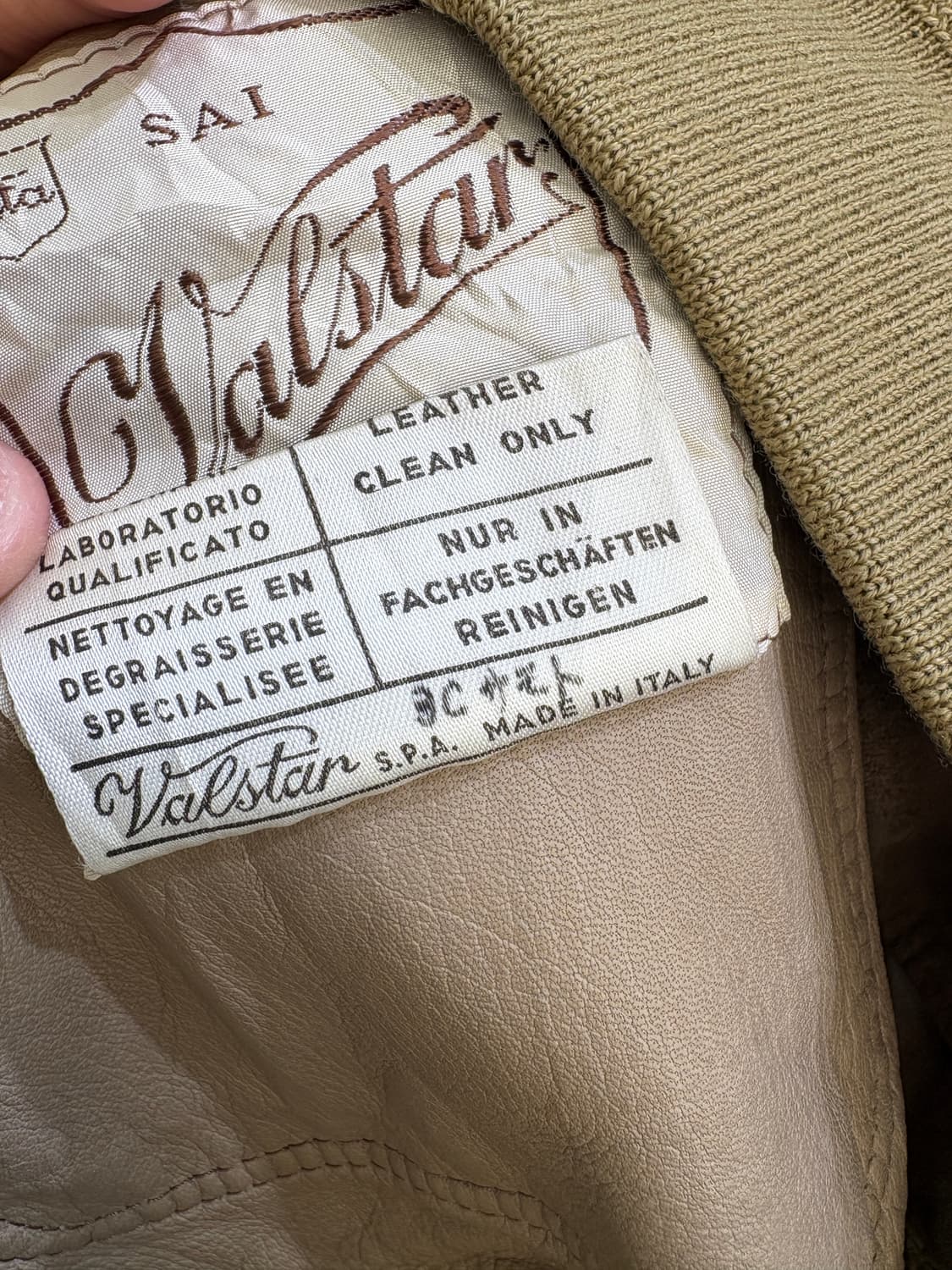 VALSTAR (Made in Italy) 레더자켓 상품이미지8