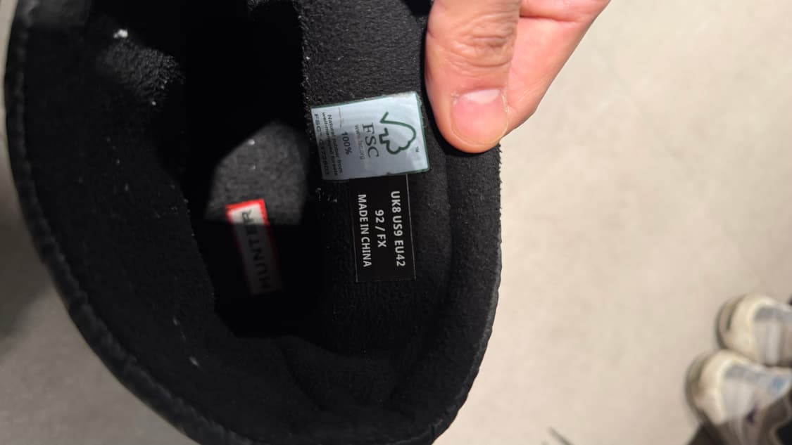 헌터방한부츠 270사이즈 상품이미지3