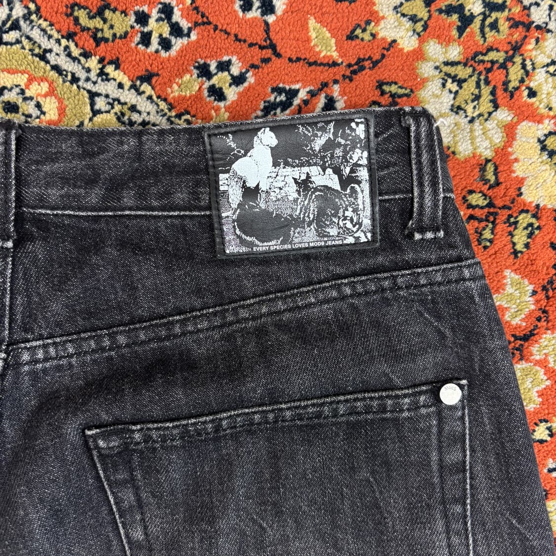 [29] 모드나인 mod1W 블랙 데님팬츠 상품이미지6