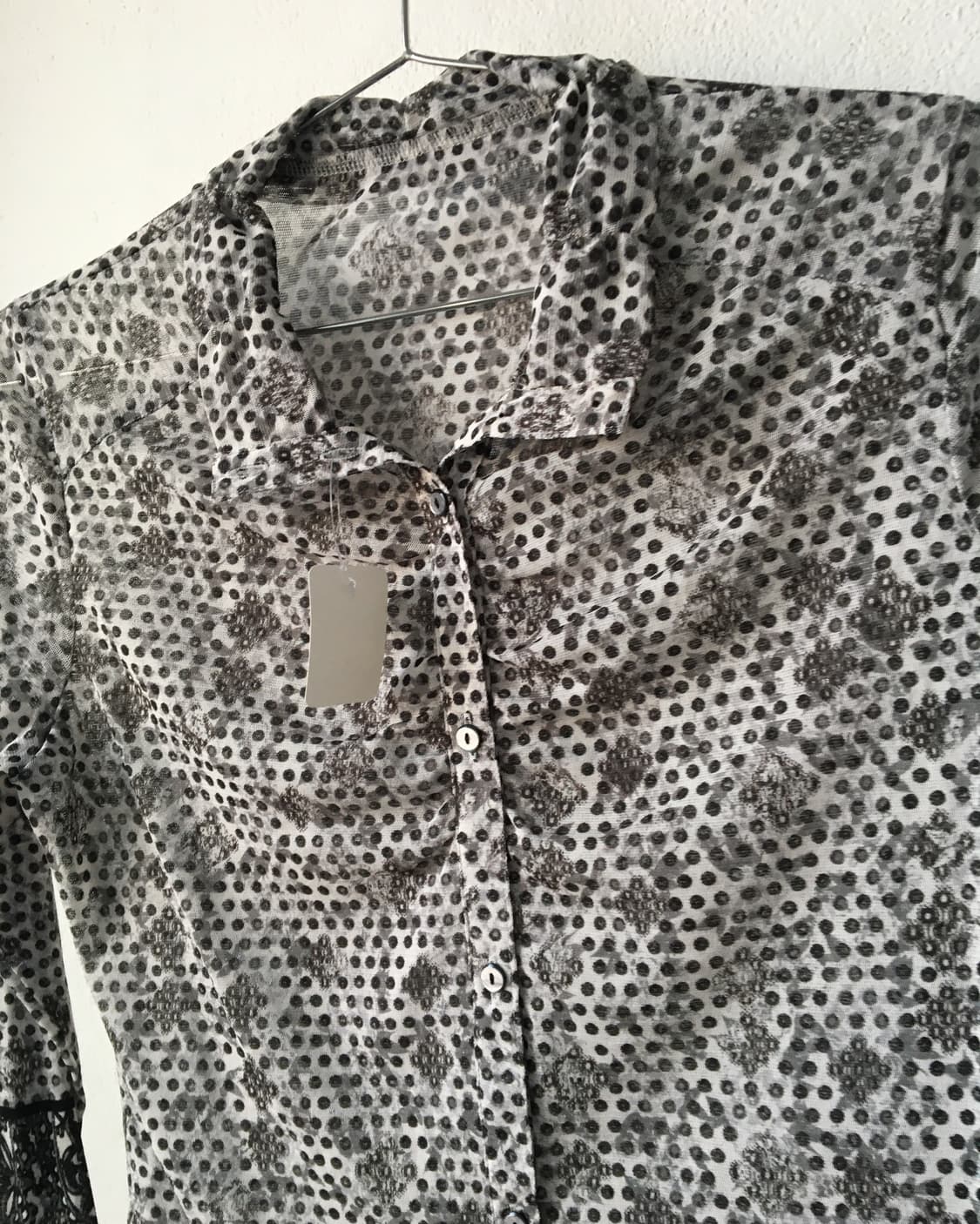 Pattern shirring shirt 상품이미지4