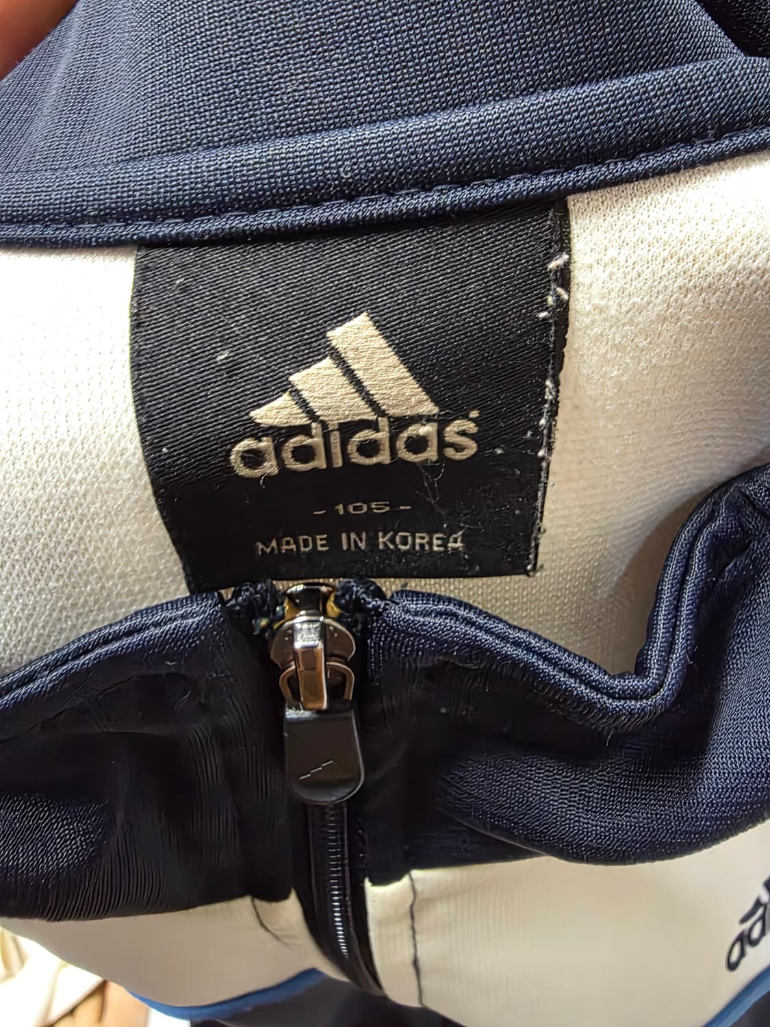 아디다스 네이비화이트 져지 105 (실측 72/59) 상품이미지4