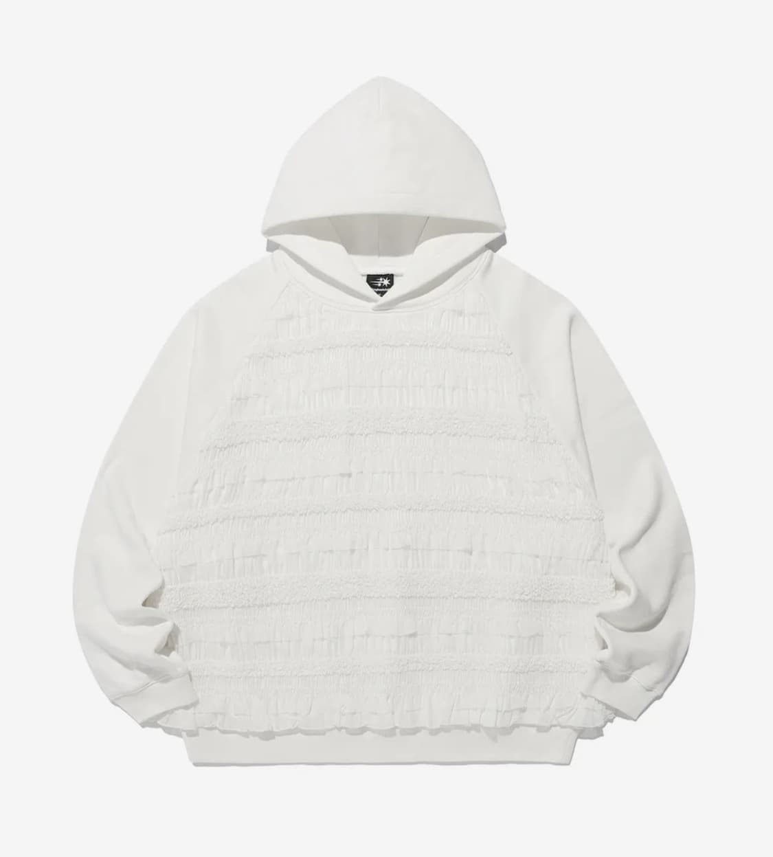 PARTY MESH HOODIE_WHITE 상품이미지1