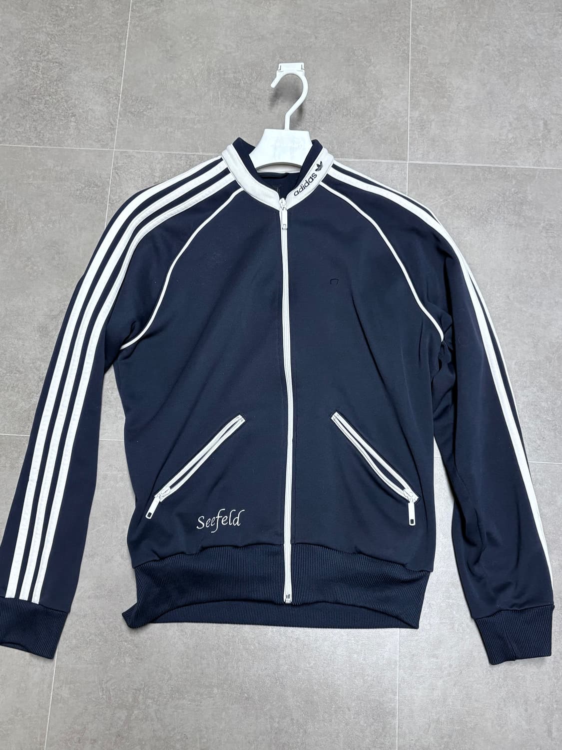 아디다스 씨펠드 seefeld 네이비 트랙탑 져지 m사이즈 상품이미지1