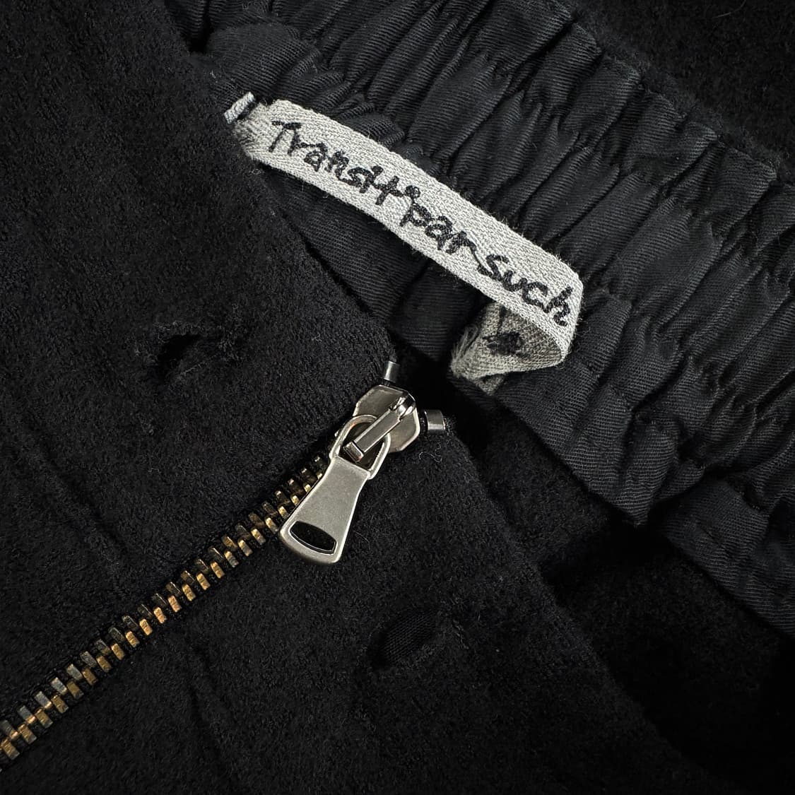 트랜짓 파 수치 밴딩 울 팬츠 상품이미지2