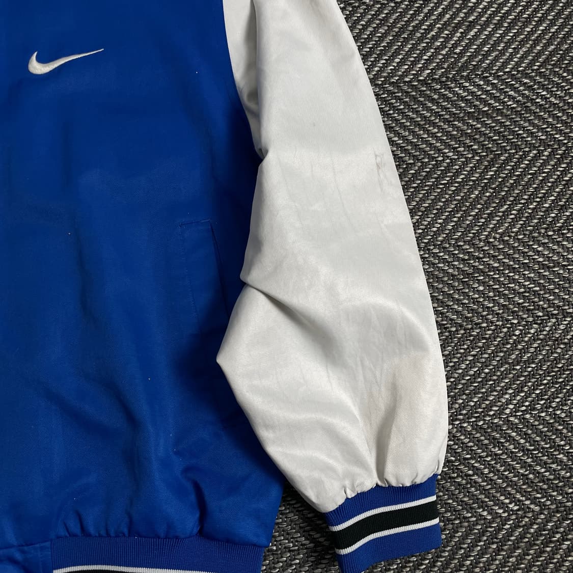 90s 나이키 올드스쿨 빅로고 베이스볼 바시티 자켓y 2957 상품이미지6