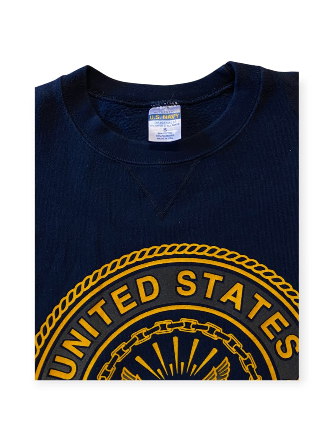 네이비 맨투맨 Made in USA, 50 / 50 (Man S) 상품이미지5