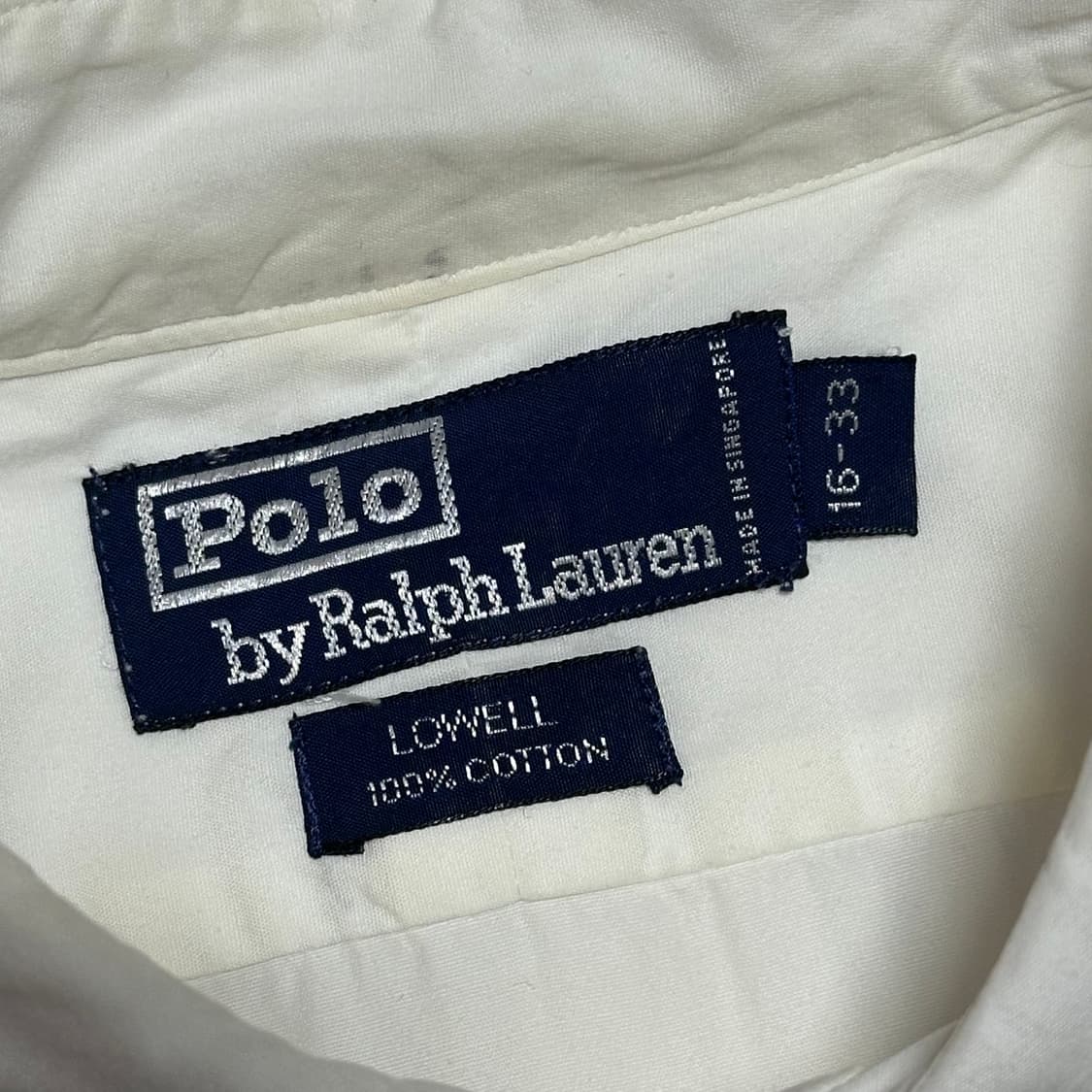 16-33 폴로랄프로렌 코튼 화이트 셔츠 상품이미지4