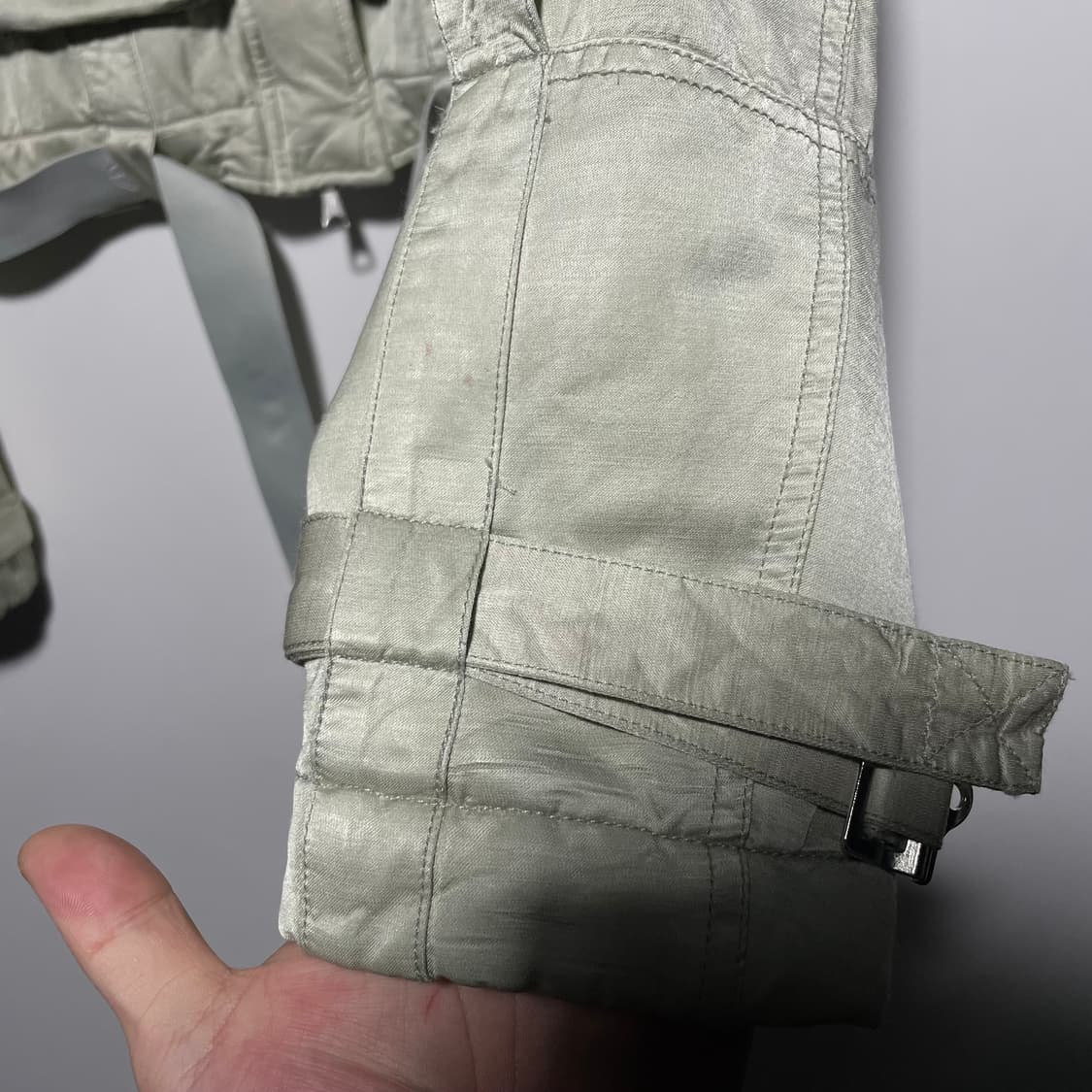 디젤 G-Tali 린넨 블렌드 크롭 자켓 상품이미지5