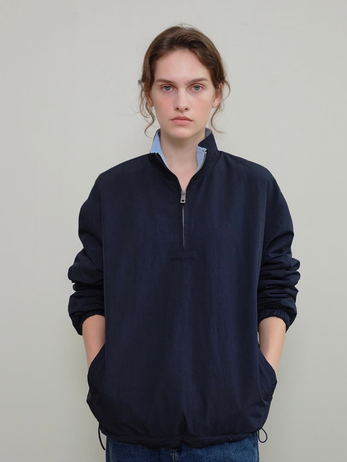 이브세이지 플리스 하프 집업 상품이미지1