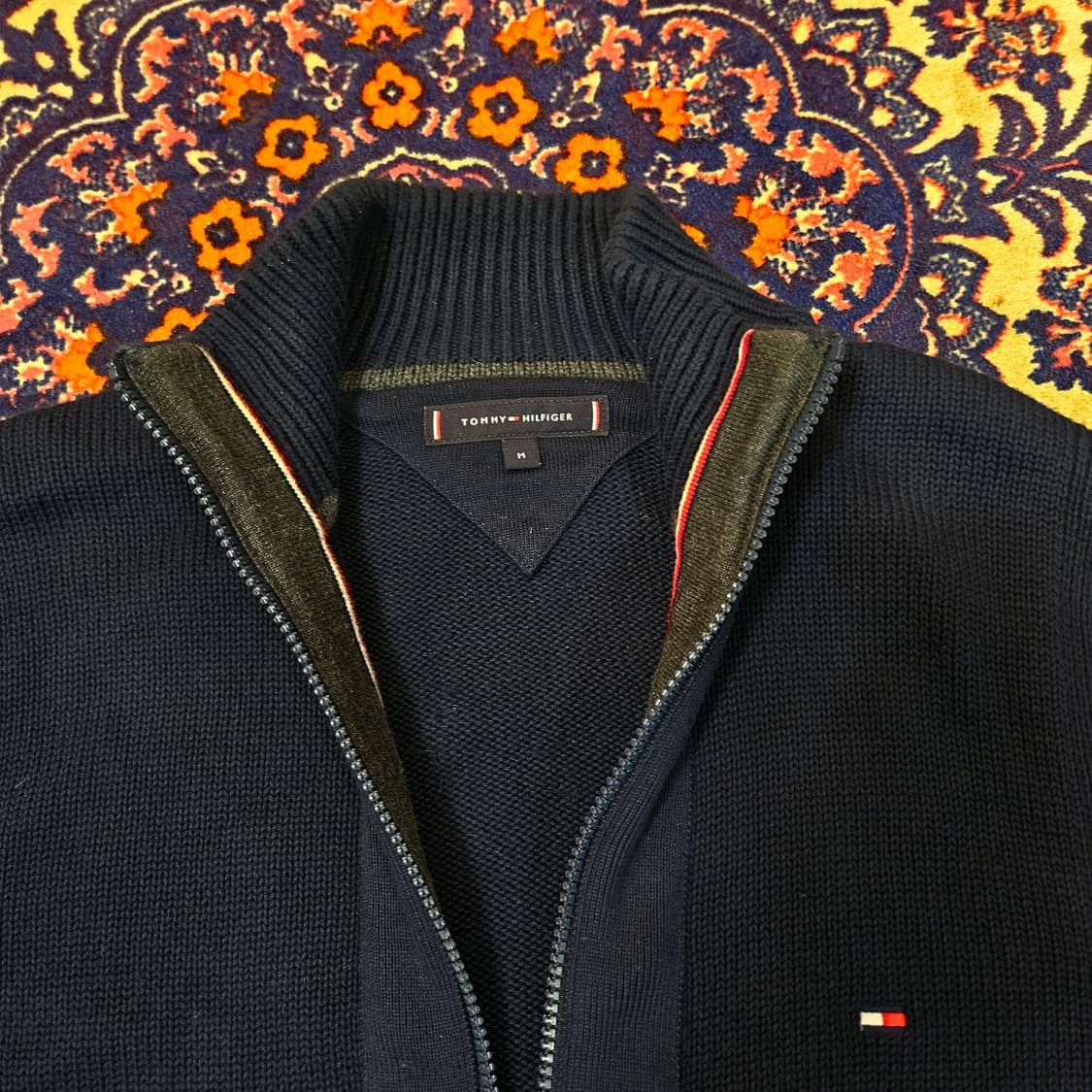 타미힐피거 네이비 집업 가디건 자켓 상품이미지3