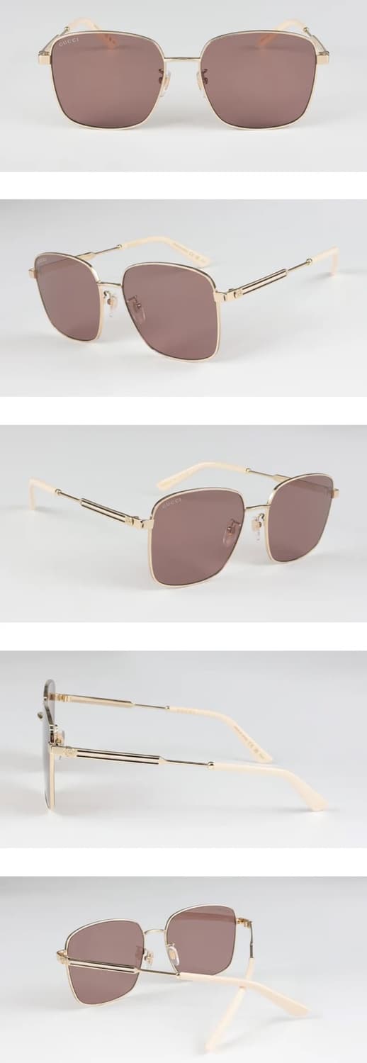 구찌 브라운메탈 오버선글라스(새상품정품 풀구성) 상품이미지3