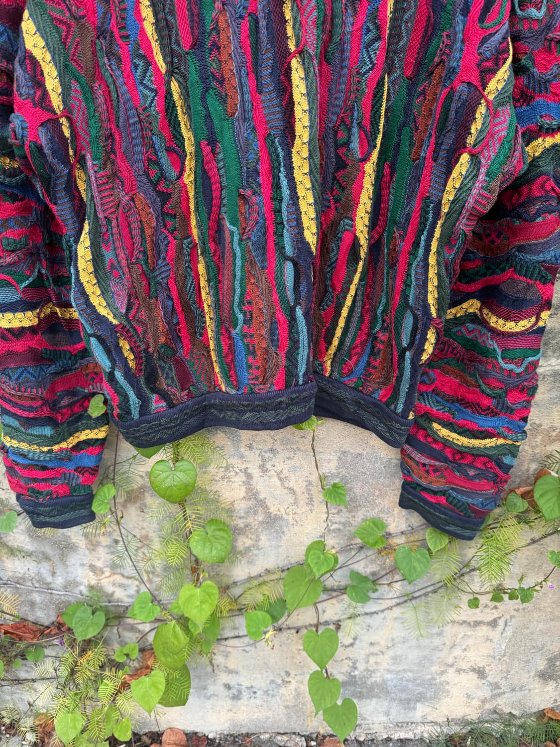 Coogi 쿠기 빈티지 케이블 핸드 니트 L 상품이미지5