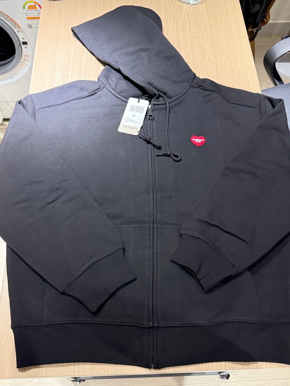 칼하트WIP 하트 투 하트 스웨트 자켓 후드 집업 상품이미지2