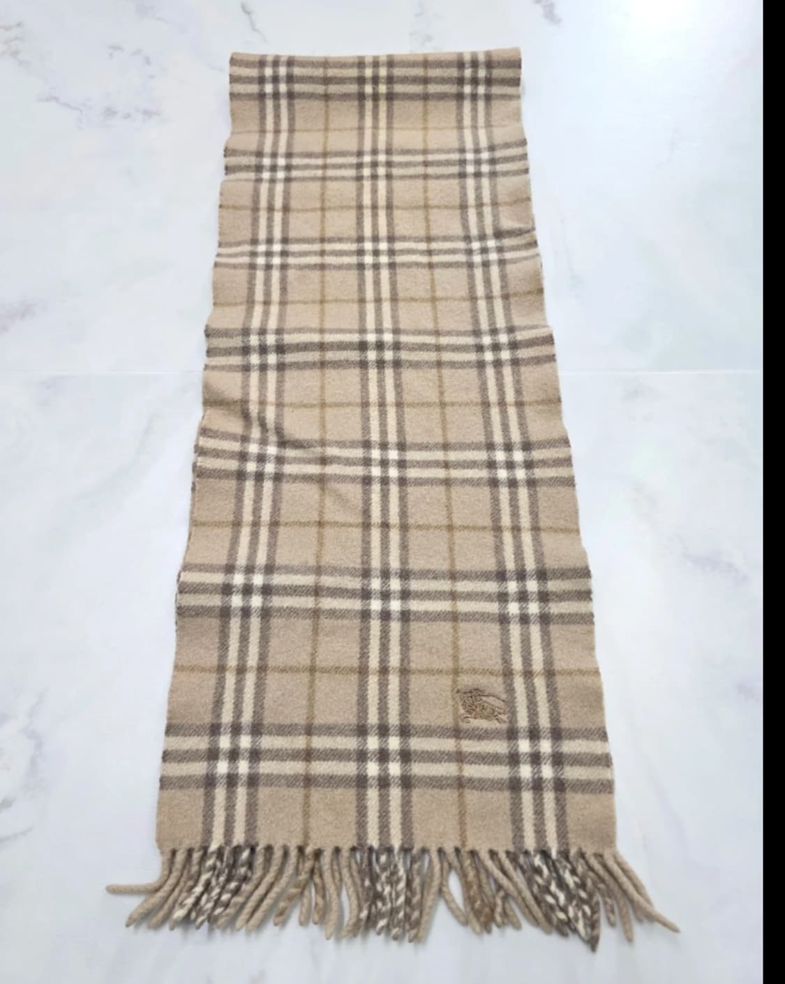 버버리 클래식 체크 양모 머플러 상품이미지4