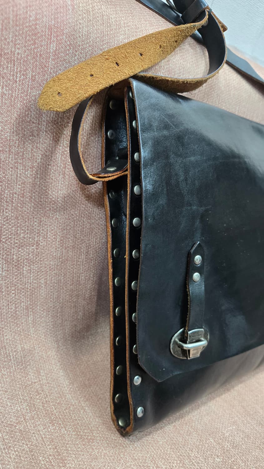 미우미우 웨스턴스타일 통가죽 서류가방 숄더백 상품이미지3