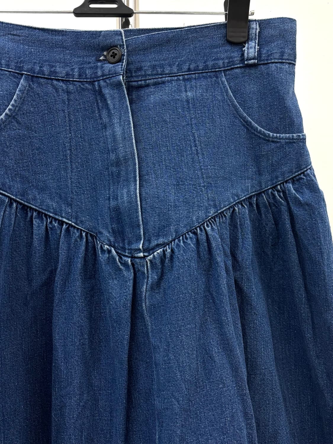 빈티지 중청 데님 스커트 상품이미지6