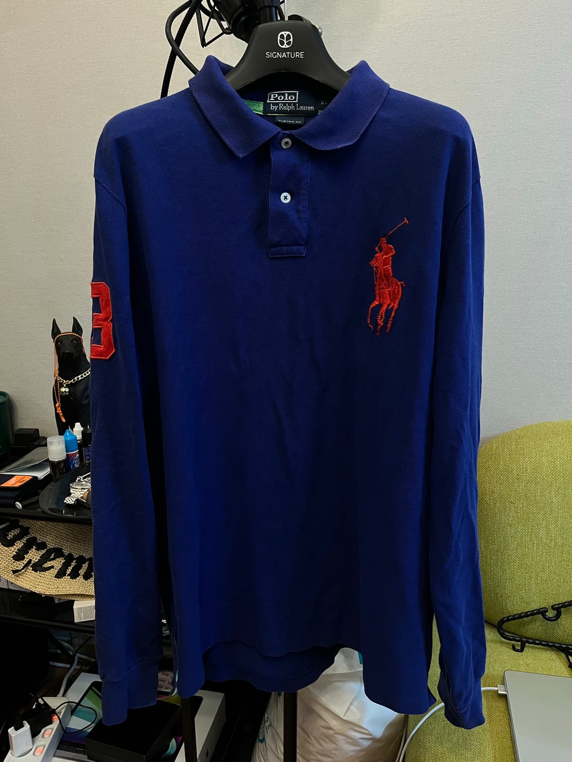 폴로 랄프로렌 긴팔 카라티 상품이미지1