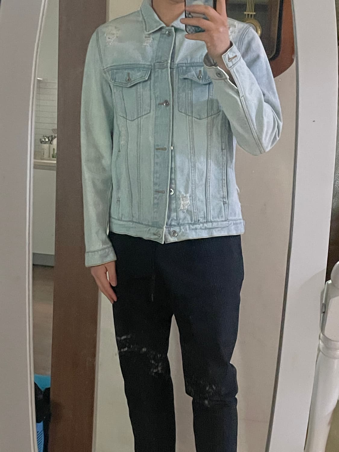 비바스튜디오 데미지 크러시드 자켓 m 상품이미지3