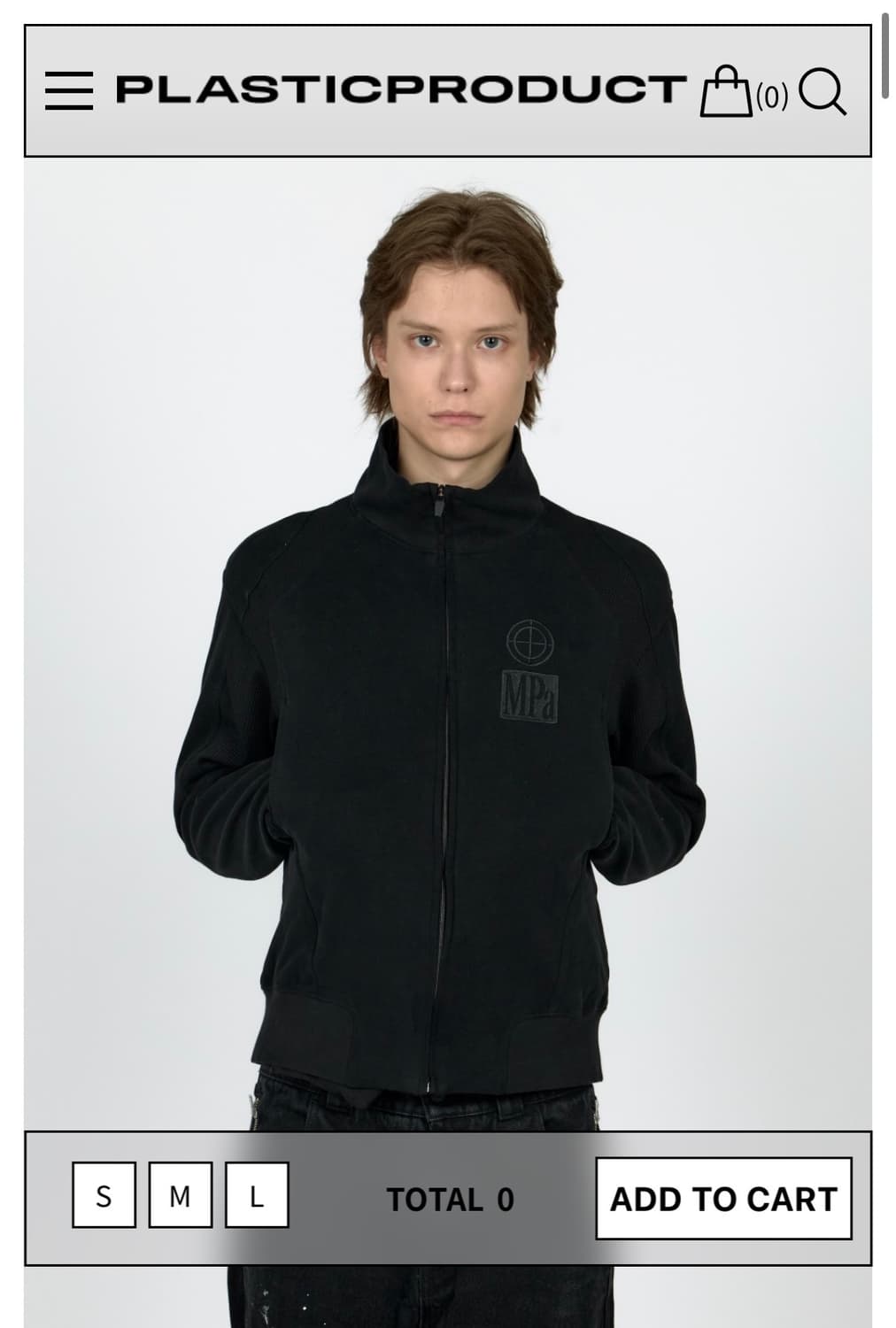 구합니다) MPa CONTRAST ZIPPED JACKET L 사이즈 상품이미지1