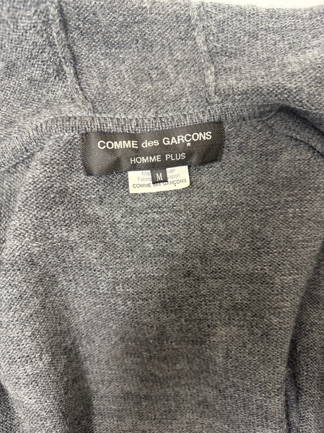 꼼데가르송옴므 니트후드집업 상품이미지2