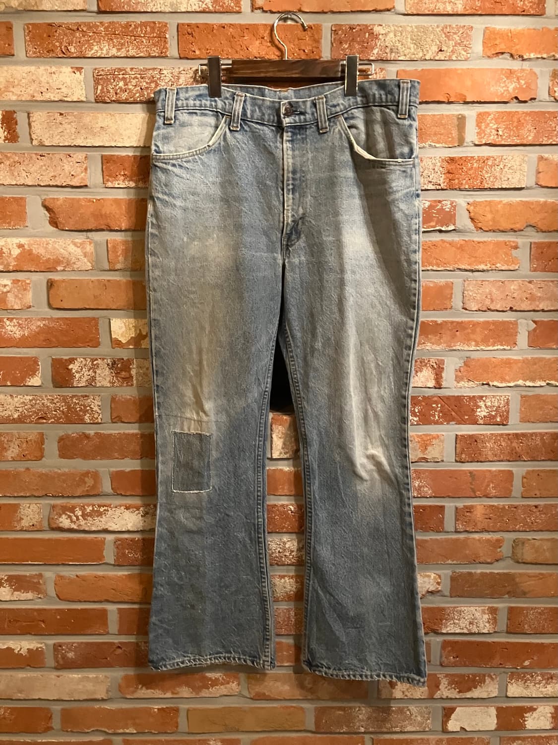 70s USA 빈티지 리바이스 646 벨바텀 부츠컷 데님 팬츠 상품이미지2