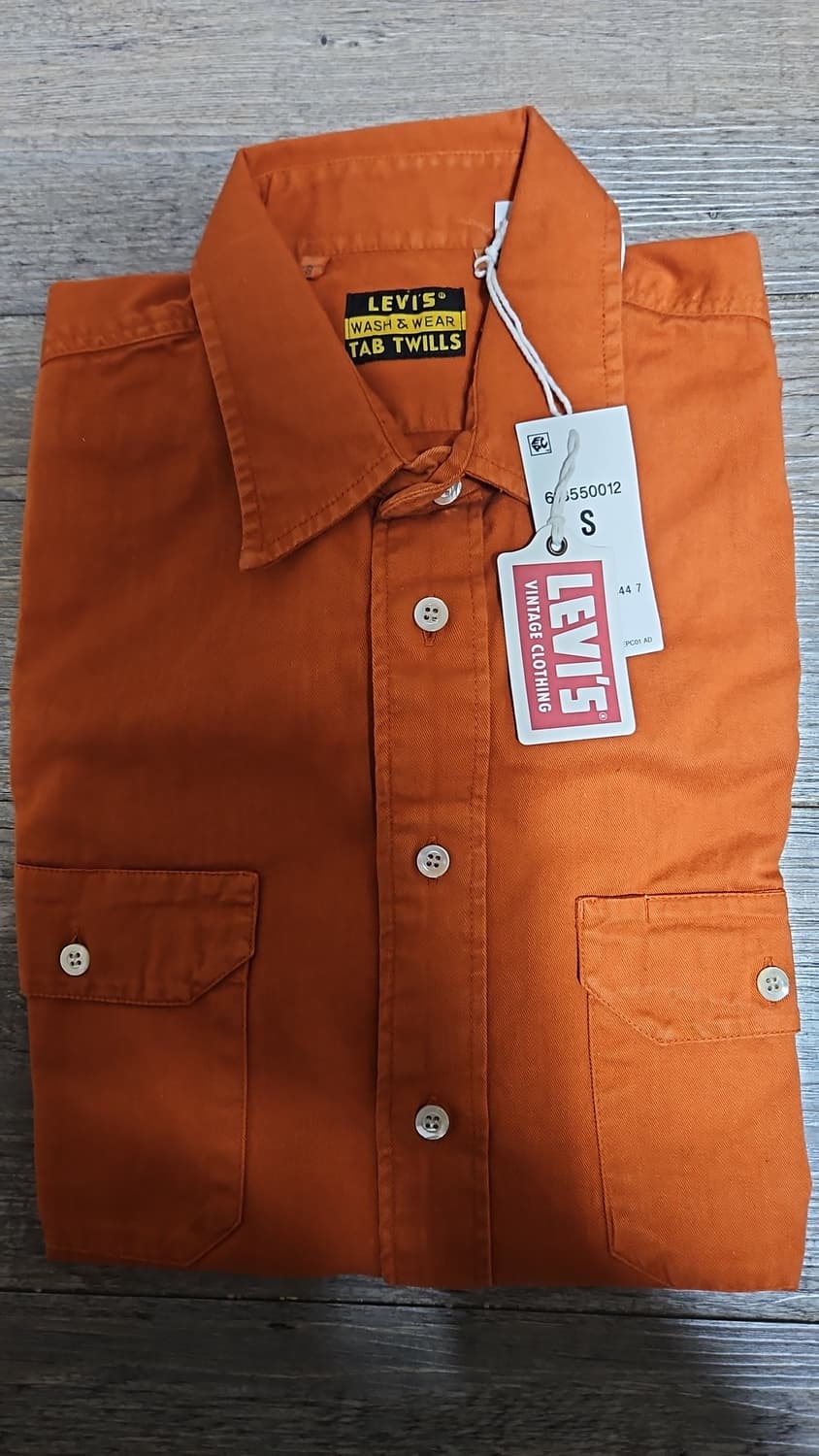 리바이스 LVC 1950's 탭 트윌 셔츠 어텀날 S 상품이미지3