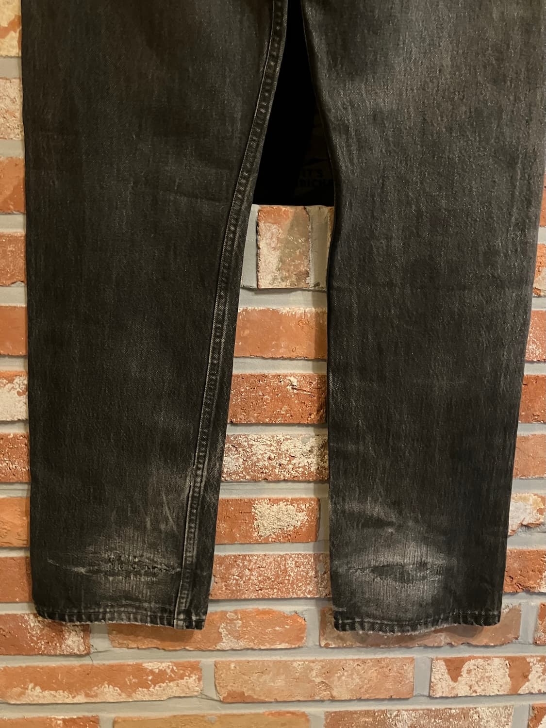 90s USA 빈티지 리바이스 501 0660 블랙진 흑청 데님 팬츠 상품이미지7