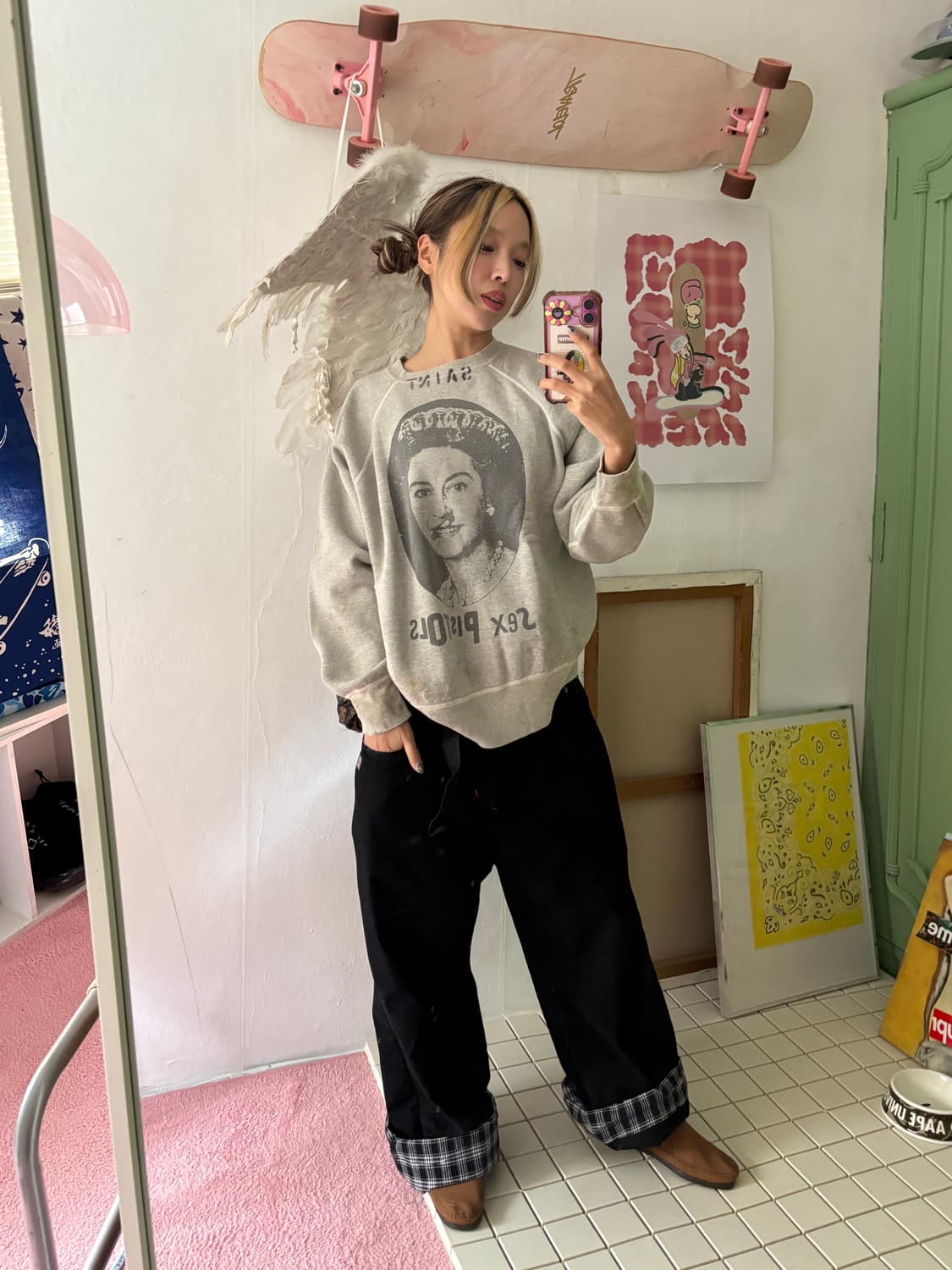 세인트 Mxxx x 섹x피스톨즈 넥 스웻셔츠 상품이미지5