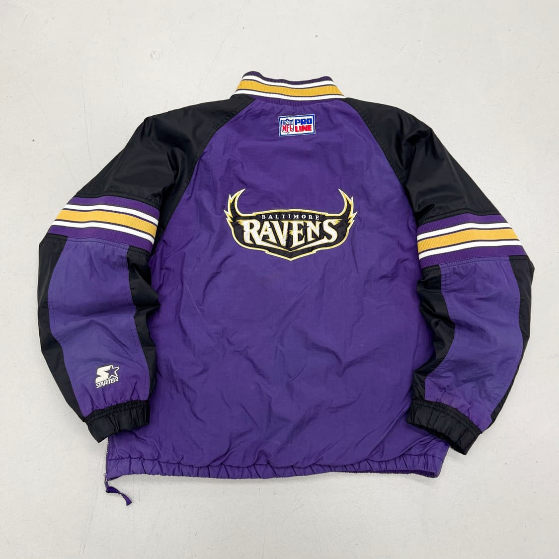 스타터 90s 프로라인 레이븐스 올드스쿨 아노락 점퍼  상품이미지3