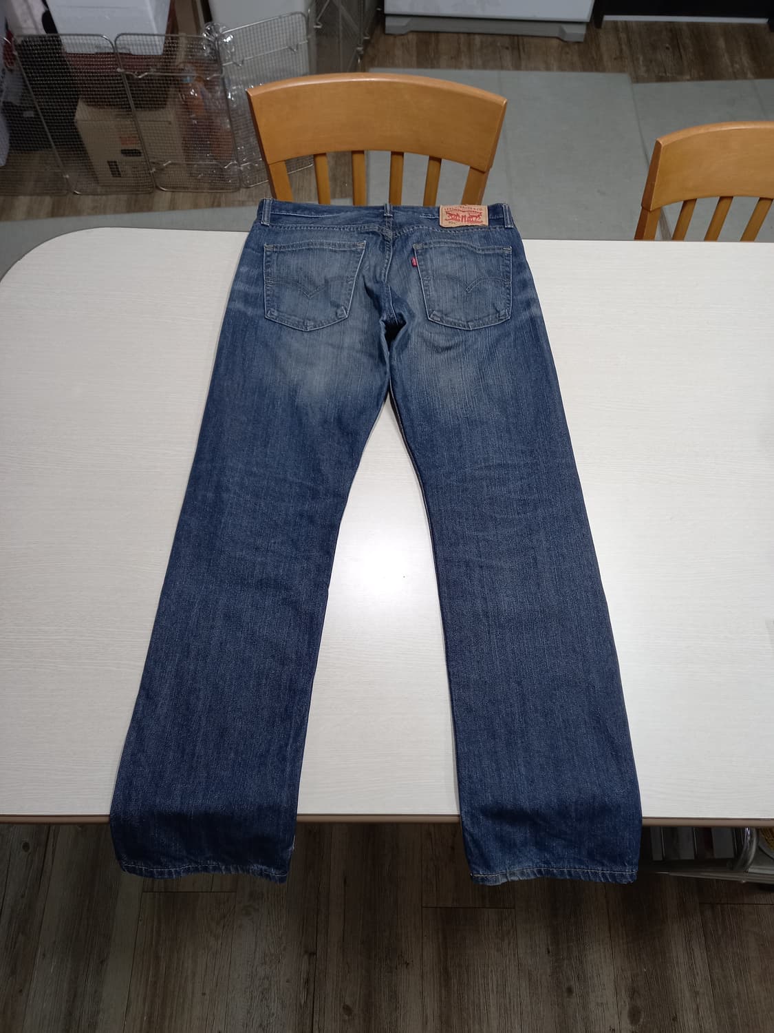 32 리바이스504 콜롬비아 워싱 일자 진청 32-336 상품이미지2