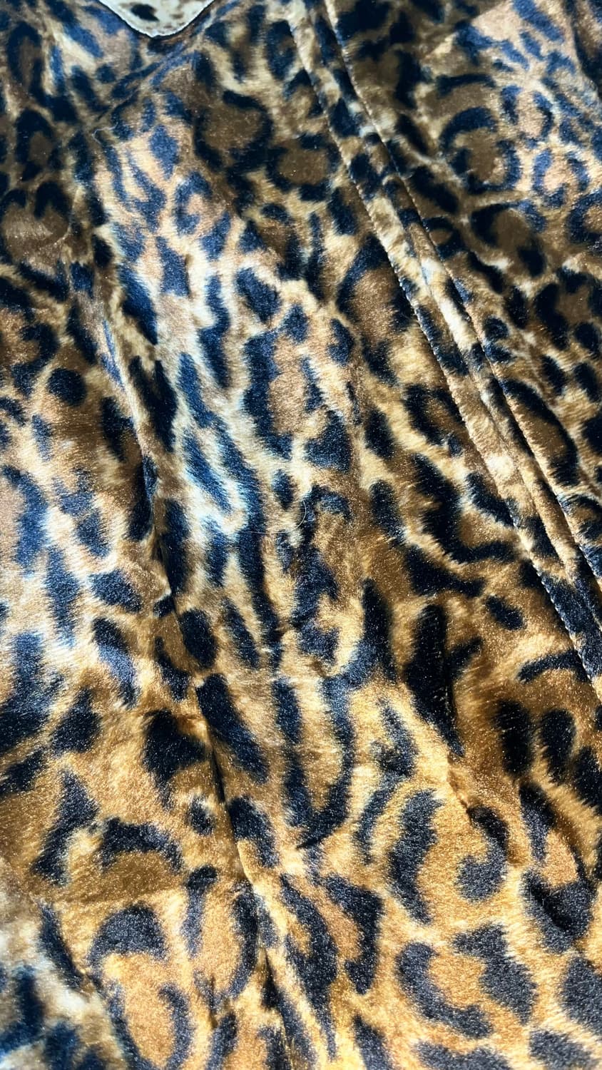 andreluciano 갸루깔 송치 레오파드 니트집업 상품이미지2