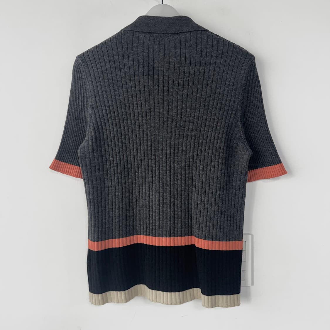 이태리 GIORGIO ANTONIO 골지 니트 폴로 셔츠 상품이미지5