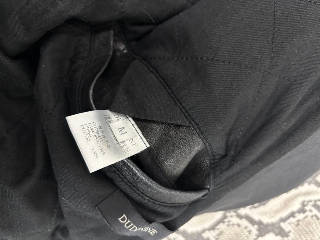 [DUDE LINE]LambSkin 2Zipper 2-Way Leathe 상품이미지5