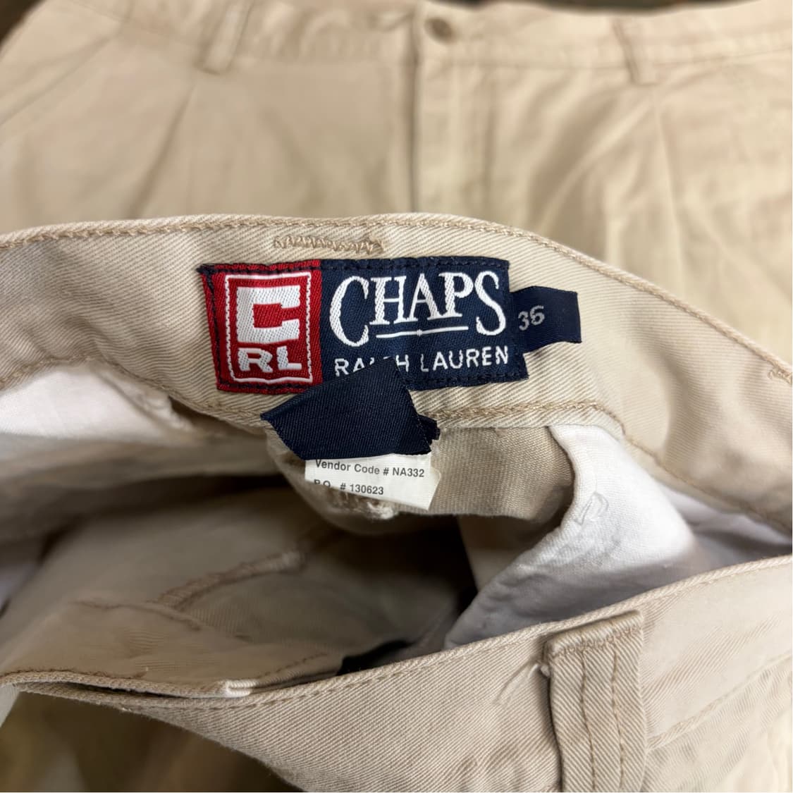 Chaps Cargo Shorts Khaki 36 Size 260506- 상품이미지9