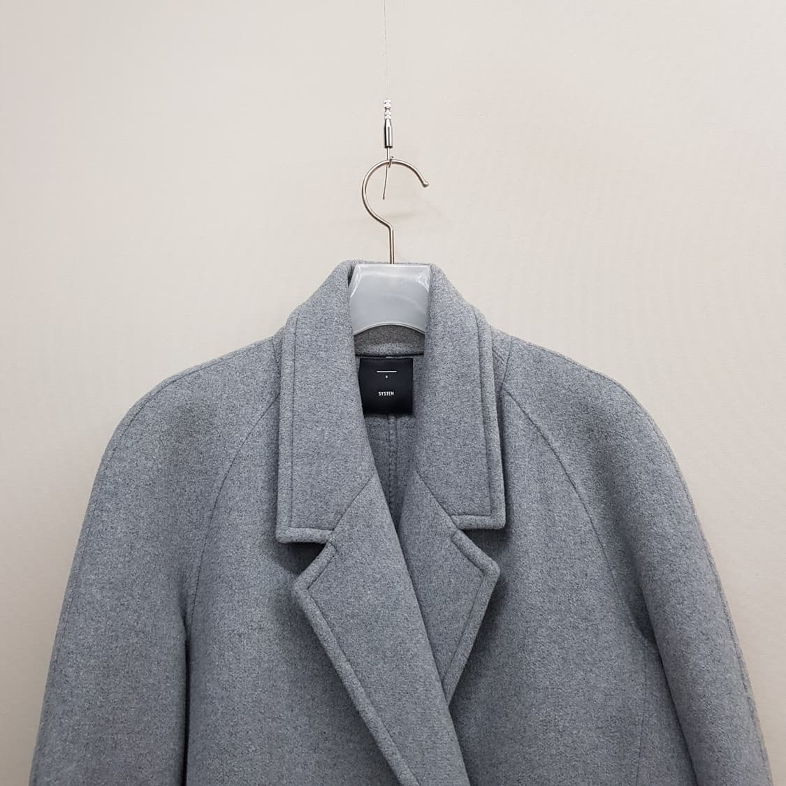 한섬 SYSTEM 울 캐시미어 블렌드  롱 코트 82-94-160사이즈 상품이미지2