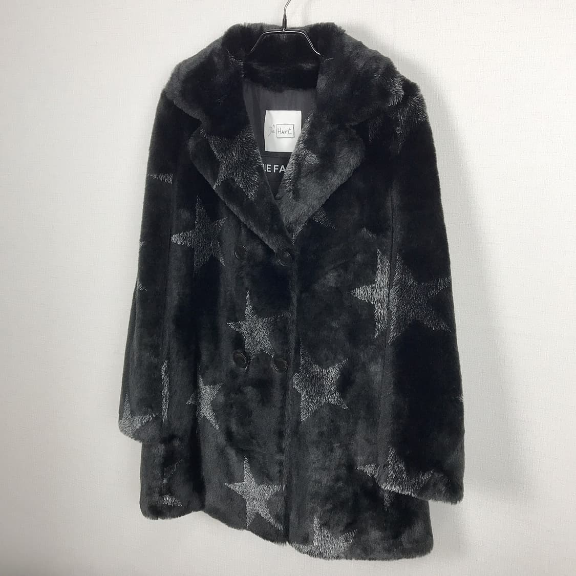 디하트 De'Hart 페이크퍼 하프 코트 여성38 상품이미지5