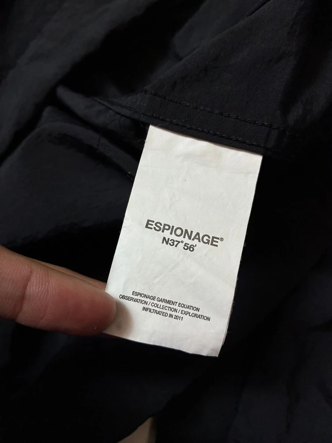 에스피오나지 AW M65 블루종 퍼티그 자켓 PN8986 상품이미지9