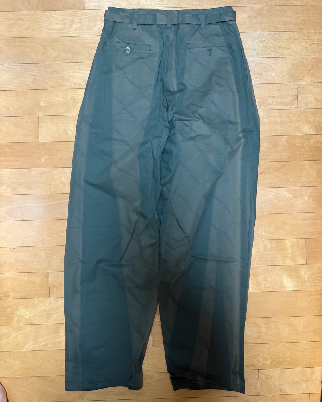 Jiyongkim SS23 belted wide pants 상품이미지3