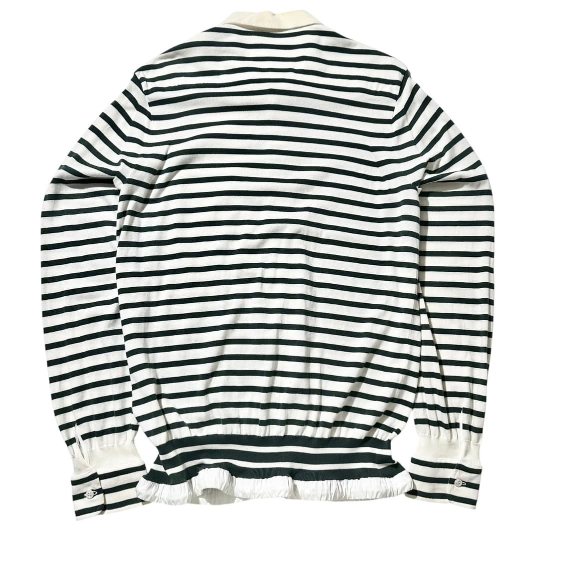 사카이 스트라이프 카라 가디건 상품이미지2