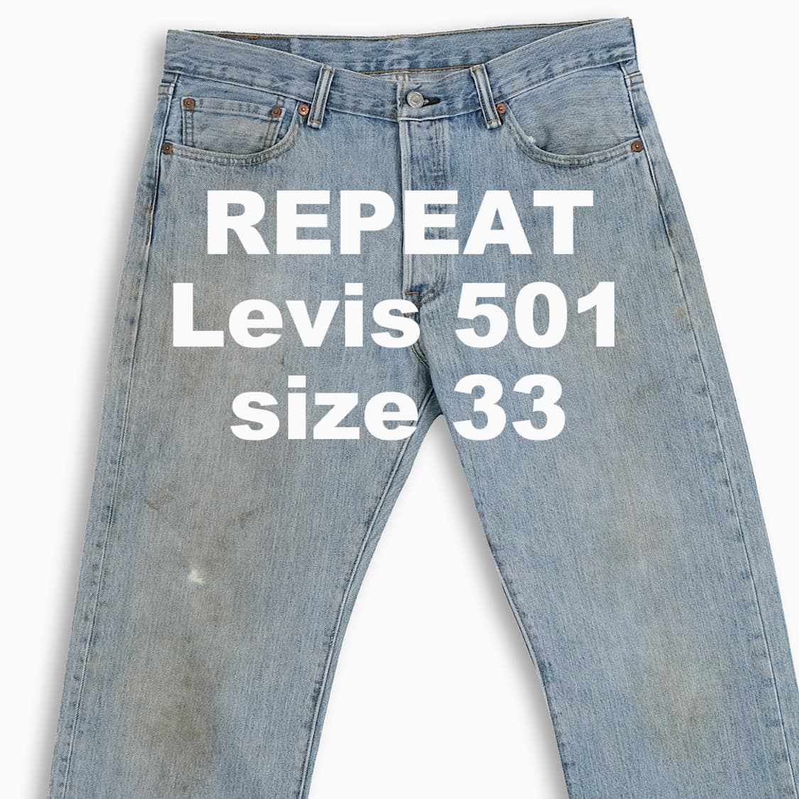 빈티지 리바이스 501 연청 33 인치 LV50134576 상품이미지1
