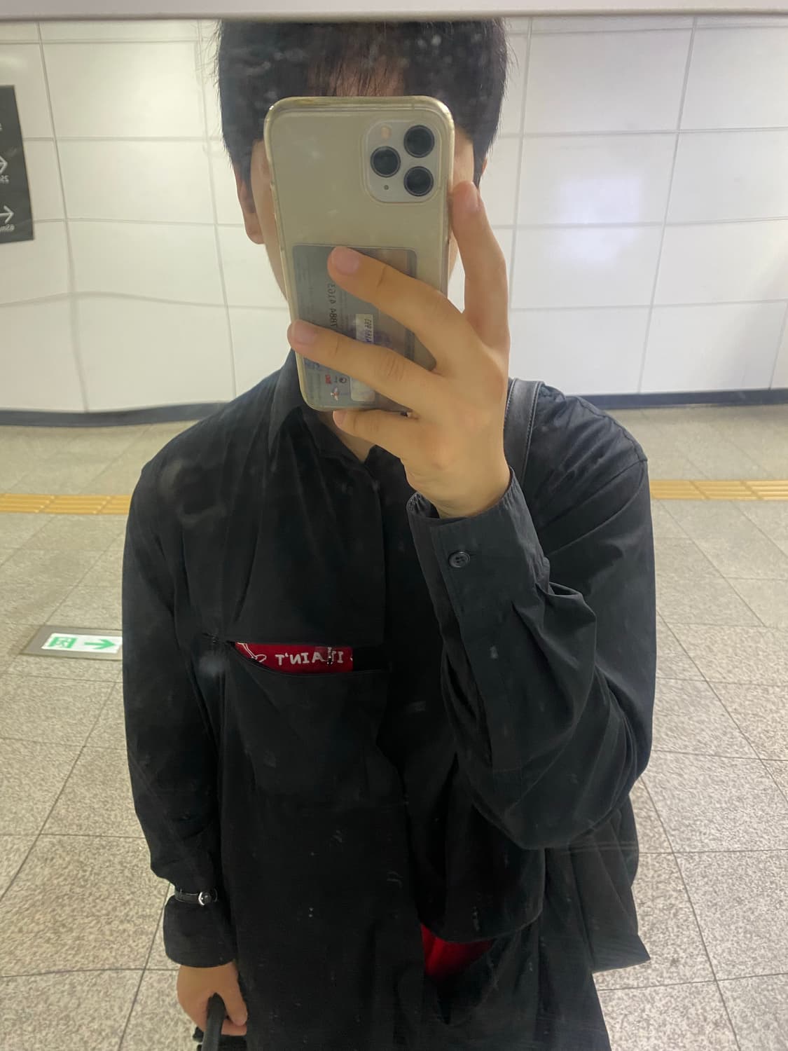 (내일까지만 이 가격)요지야마모토 비대칭 지퍼 셔츠 상품이미지4